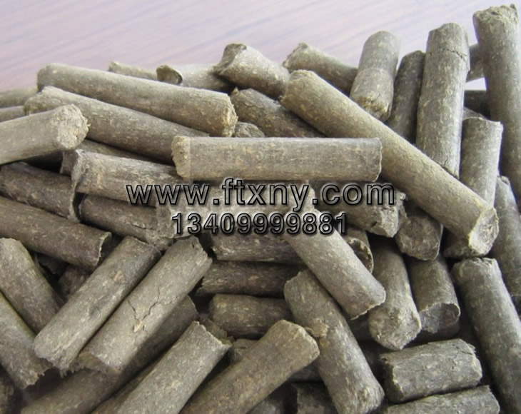 經顆粒機加工的玉米秸稈生物質顆粒燃料