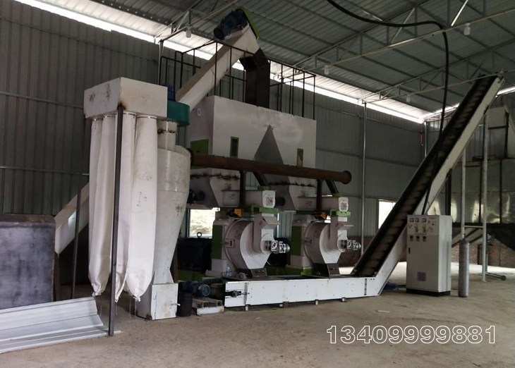 福建泉州木屑顆粒機用戶現場