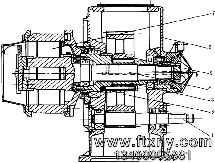 顆粒機內部結構
